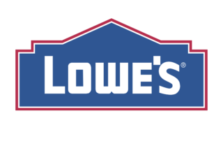 Lowe's logo, featuring the company's distinctive branding.